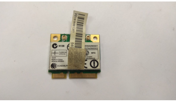 Адаптер wi-fi, знятий з ноутбука ACER TRAVELMATE 4740, Packard Bell Easynote TJ65 WN6602AH, Б / В. - 306677