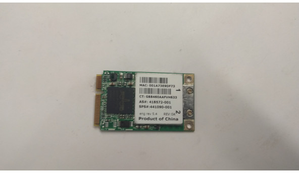 Modem Board, знятий з ноутбука HP Pavilion dv6000, dv9000 , dv2400, tx1000, 441090-001, 418572-001, Б/В. В хорошому стані, без пошкоджень.