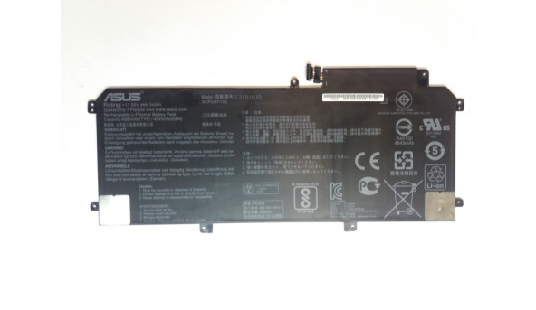 Батарея, акумулятор для ноутбука Asus C31N1610-3S1P ZenBook UX330 11.55V Black 3000mAh, Б/В.