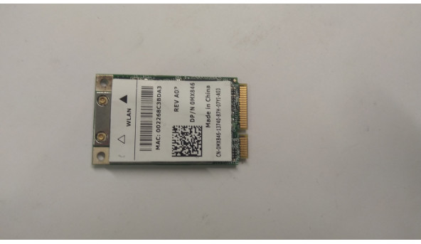 Modem Board, знятий з ноутбука Dell Inspiron 1525, VOSTRO 1400, 1520, 1521, 1420, CN-0MX846, T60H967.14, Б/В. В хорошому стані, без пошкоджень. - 306728