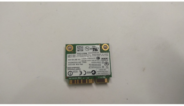 Адаптер wi-fi, снят с ноутбука HP EliteBook 8760W, 572511-001, Б / У. В хорошем состоянии, без повреждений. - 306772