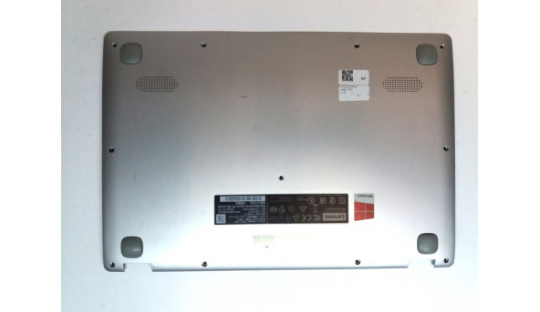 Нижня частина корпуса для ноутбука Lenovo IdeaPad 100S-11IBY, 11.6", Б/В.Два кріплення знизу зліва тріснуті (фото).Має подряпини та потертості.