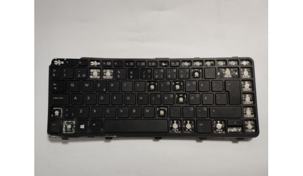 Клавіатура для ноутбука HP ProBook 640, 645, G1, б/в. Відсутні клавіші, є деформація. Клавіатура тестована, робоча.