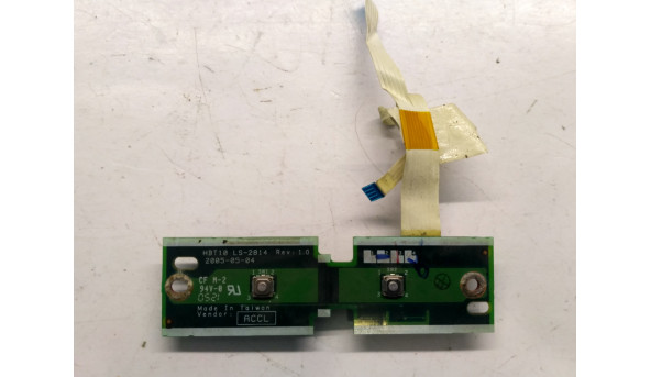 Плата с кнопками тачпада для ноутбука TOSHIBA Satellite A85, LS-2814, в хорошем состоянии, без повреждений.