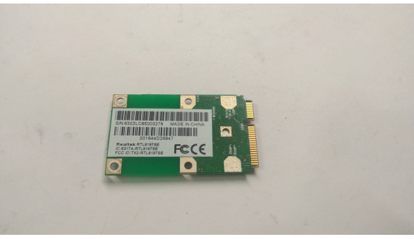 Modem Board, знятий з ноутбука MSI U100, MS-N011, RTL8187SE, Б/В. В хорошому стані, без пошкоджень.