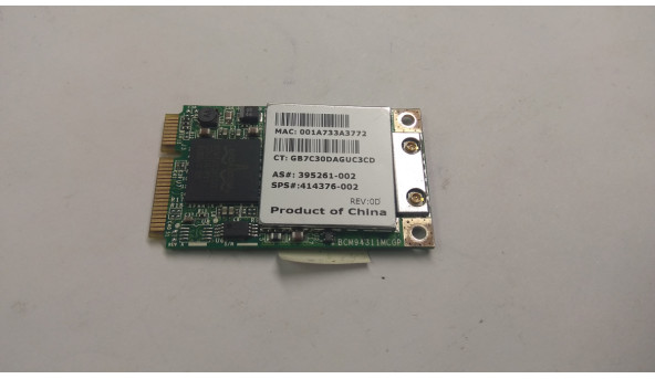 Modem Board, знятий з ноутбука HP Pavilion dv2000, dv2205ea, 416376-002, 395261-002, 414376-002, Б/В. В хорошому стані, без пошкоджень.