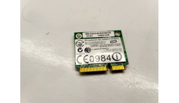 Адаптер wi-fi, снят с ноутбука Acer Aspire v5-531, bcm94312mcg, brcm1030, Б / У. без повреждений - 307052