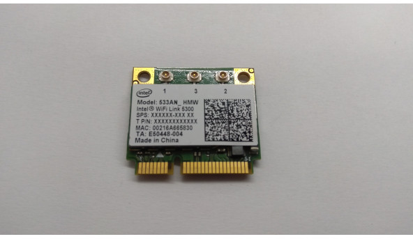 Адаптер WI-FI, снят с ноутбука Fujitsu LIFEBOOK S7220, E50448-004, 533AN_HMW, Б / У, в хорошем состоянии, без повреждений.