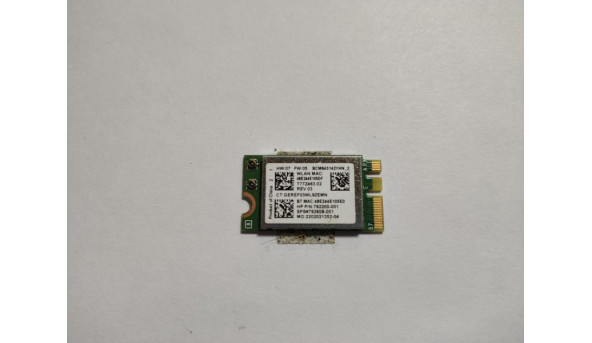 Адаптер WI-FI, снят с ноутбука HP Stream 14-z040wn, 752599-001, T77Z463. 00, 753078-005, Б / У, в хорошем состоянии, без повреждений. - 307065