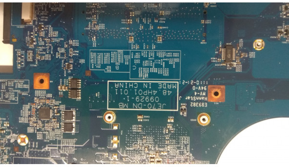 Материнська плата для ноутбука Packard Bell EasyNote LM81, JE70-DN MB, 48.4HP01.011. - 307093