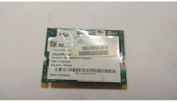 Modem Board, знятий з ноутбука Asus A3A, A5E,D10709-003, D03-0064JPB, Б/В. В хорошому стані, без пошкоджень. - 307158