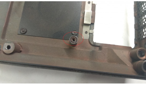 Нижня частина корпуса для ноутбука Asus A3A, 15", 13-NCL6AP025, Б/В. Зламані кріплення(фото), присутні сліди залиття(фото) - 307172