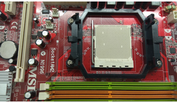 Нова материнська плата для ПК MSI MS-7260 VER:1.0, Socket AM2 + повністю робоча, гарантія 3 місяці. - 307184