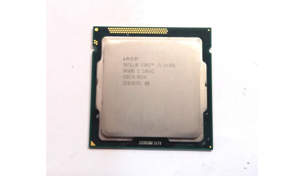 Процесор Intel Core i5-2400S, SR00S, 3.30 GHz, 6M, 65W, Socket 1155, Б/В, протестований, робочий.