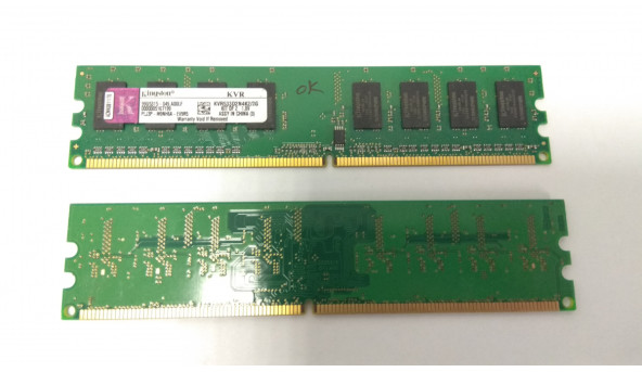Оперативна память для ПК DDR2, 800 МГц, 2 Гб, PC2-6400U, DIMM, Б/В. Робоча, протестована