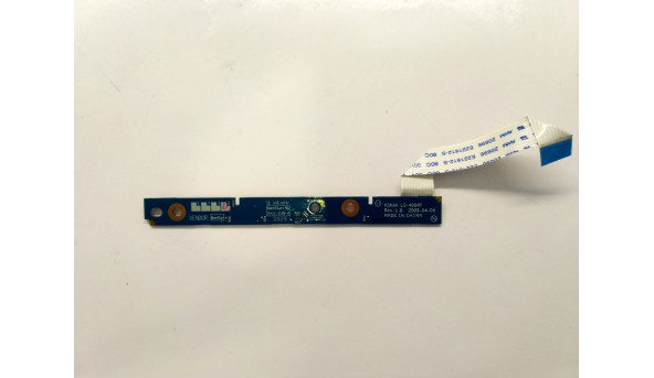 Плата с LED индикаторами, для ноутбука Toshiba Satellite A500, LS-4994P, Б / У, в хорошем состоянии, без повреждений - 307290