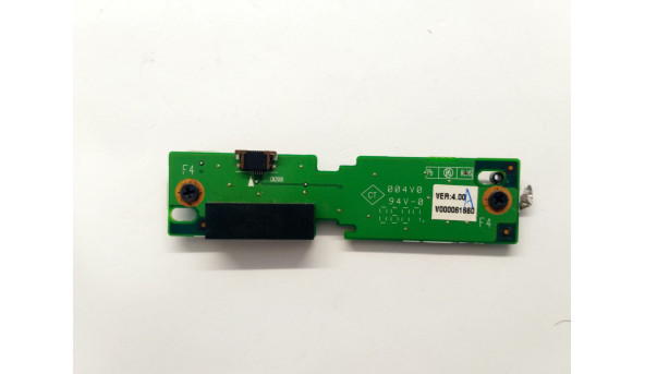 Плата з кнопками тачпаду для ноутбука TOSHIBA SATELLITE A100 , 6050A2053001 , в хорошому стані, без пошкоджень - 307295