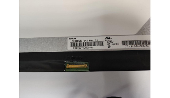 Матриця Innolux, N156BGE -E42 Rev.C1, 15.6", 30 Pin, LCD, HD 1366x768, Slim, б/в, Без дефектів. Матриця в плівці - 307301