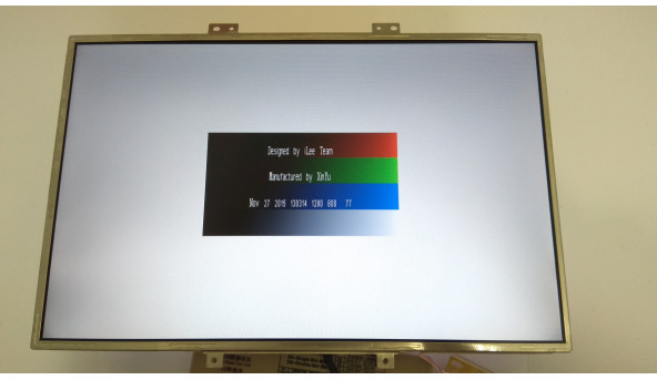 Матрица QUANTA DISPLAY INC, QD15TL02, 15 4 ", 30 Pin, CCFL 1-Bulb, WXGA 1280x800, Б / У - 307302