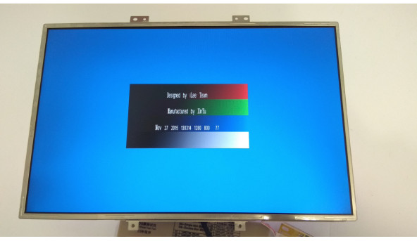 Матриця QUANTA DISPLAY INC, QD15TL02, 15.4", 30 Pin, CCFL 1-Bulb, WXGA 1280x800, Б/В