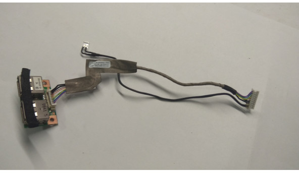 Плата з роз'ємами USB роз'єм, HP Compaq CQ60, 48.4H504.031, Б/В. В хорошому стані,без пошкоджень. - 307365
