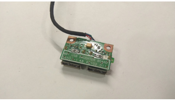 Плата з роз'ємом USB для ноутбука MEDION MD 98000, MD 98200, 48.40102.011, Б/В. В хорошому стані, без пошкоджень. - 307385