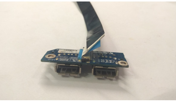 Плата з роз'ємами USB для ноутбука Toshiba Satellite A200, A205, A210, A215, 4559EE51L01 Б/В. В хорошому стані,без пошкоджень. - 307393