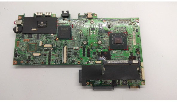 Материнская плата для ноутбука Fujitsu Amilo Pi 2540, 37GP55000-C0, Rev: C, Б / У. Не начинается, следы ремонта на питании (фото).