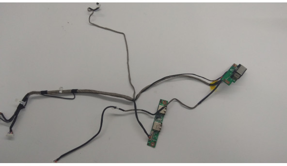 Плата з роз'ємами USB та WLAN та роз'єм живлення, для ноутбука  MSI L710, MS-1049B, MS-1049A, Б/В. В хорошому стані,без пошкоджень.