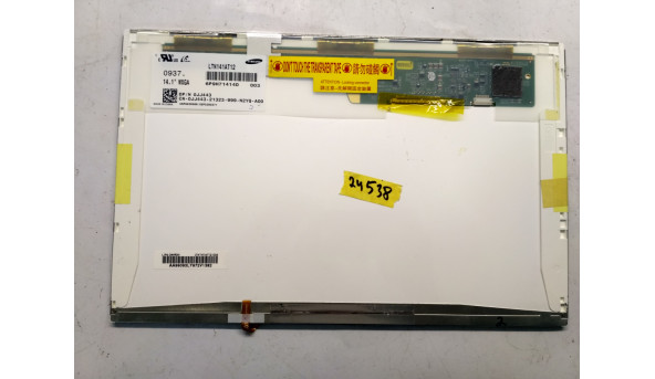 Матриця Samsung, LTN141AT12-003, LED, 14.1", 1280x800, Б/В - 307466