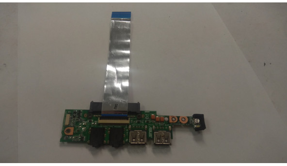 Плата с разъемами Audio, USB, переходник CD / DVD и кнопка включения, Asus Eee PC 1005, 08G2035HA13C, Б / У. В хорошем состоянии. без повреждений. - 307474