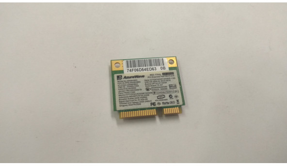 Адаптер wi-fi, снят с ноутбука ASUS K42J, K42D, K42, AW-GE781, Б / У. В хорошем состоянии, без повреждений. - 307489