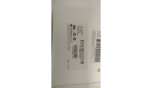 Матриця LG PHILIPS, LP171WP4(TL)(B1), 17.1", 30 Pin, CCFL 1-Bulb, WXGA+ 1440x900, Б/В - 307542