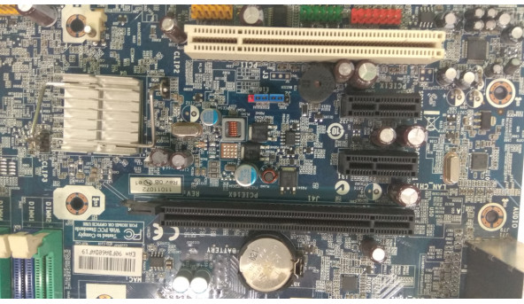 Материнська плата для ПК LENOVO ThinkCentre, L-IIBXM, Rev:1.0, Б/В. Погнуті ніжки CPU, не реагує на кнопку включення. - 307544