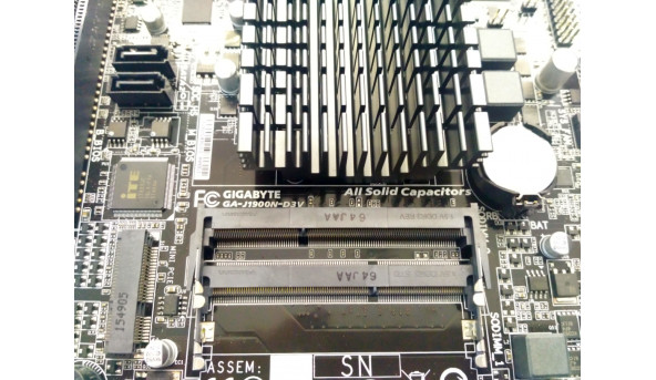 Новая Материнская плата для ПК, GIGABYTE GA-J1900N-D3V, Сокет BGA1170, полностью рабочая, протестирована,, привезенная из Германии, гарантия 3 месяца. - 307580