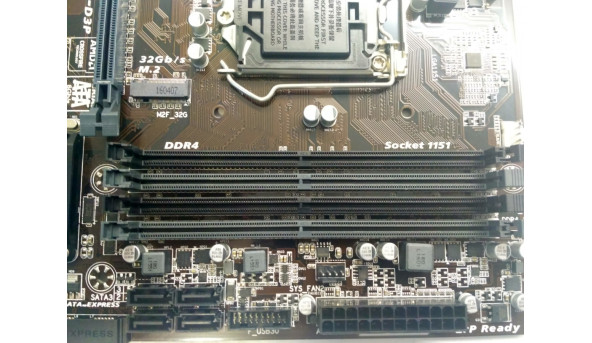 Материнська плата для персонального комп'ютера GIGABYTE GA-B150M-D3P, rev.1.0, нова. Надається гарантія 3 місяці. Материнські плати протестовані, на них ставили Windows, та всі драйвера, також тестували всі порти та перепрошивали біос - 307614