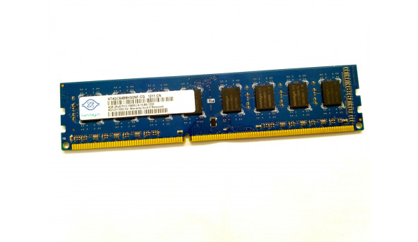 Оперативна память Nanya, DDR3, 1333 МГц,  4 Гб 10600S, DIMM, PC, Б/В,  Протестована, робоча