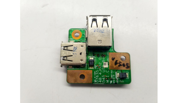 Плата з роз'ємами USB,  для ноутбука Fujitsu Esprimo V6535,  48.4J002.01, Б/В.В хорошому стані. без пошкоджень.