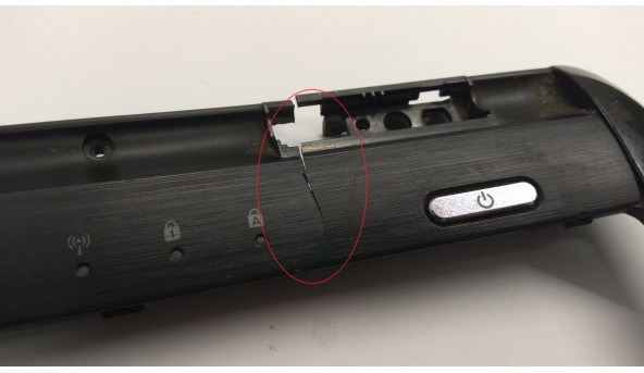 Середня частина корпуса для ноутбука Asus K50AB, 15.6", 13N0-EJA0603, Б/В. Всі кріплення цілі.Зламані декілька замочків та є тріщина (фото). - 307769