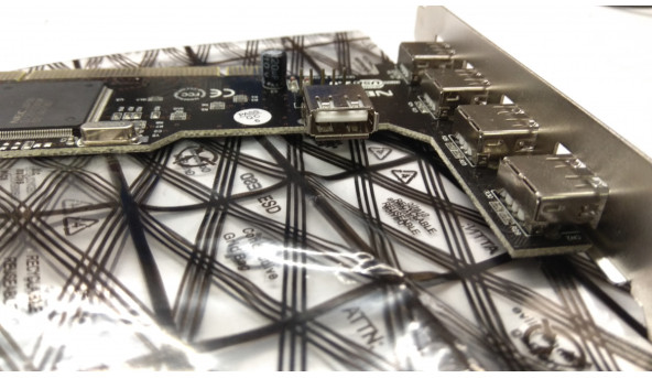Контроллер PCI для ПК на USB 2. 0 4 + 1 NEC, LogiLink, D720100AGM, новая. - 307772