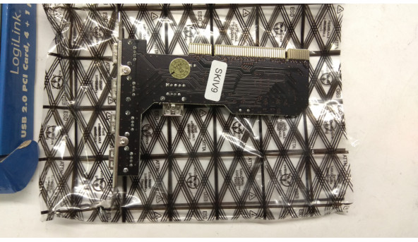 Контроллер PCI для ПК на USB 2. 0 4 + 1 NEC, LogiLink, D720100AGM, новая. - 307772