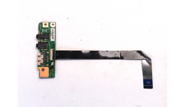 Додаткова плата USB, Jack для ноутбука FUJITSU LIFEBOOK N532, 11496382, CP567864, Б/В, Всі кріплення цілі. Без пошкоджень. - 307875