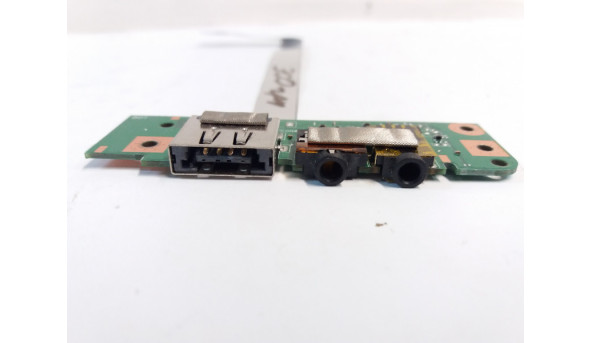 Додаткова плата USB, Jack для ноутбука FUJITSU LIFEBOOK N532, 11496382, CP567864, Б/В, Всі кріплення цілі. Без пошкоджень. - 307875