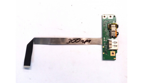 Додаткова плата USB, Jack для ноутбука FUJITSU LIFEBOOK N532, 11496382, CP567864, Б/В, Всі кріплення цілі. Без пошкоджень.