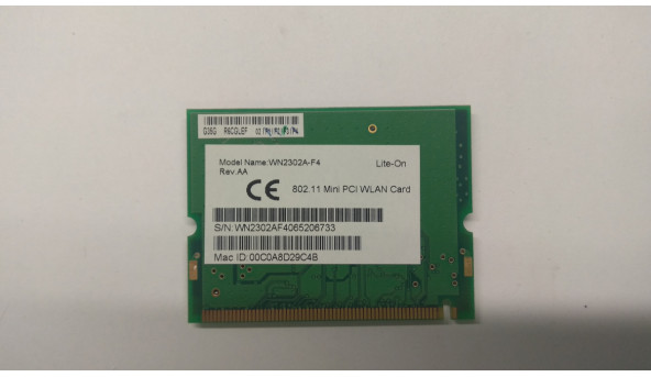 Modem Board, знать с ноутбука, Fujitsu Amilo Pro V3515, LM10W, WN230A-F4, Б / У. В хорошем состоянии, без повреждений. - 308007