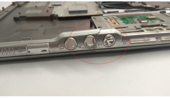 Середня частина корпуса для ноутбука Acer TravelMate 4100, ZL3, 15.0", EAZL1003033, Б/В. Всі кріплення цілі. Є тріщина (фото). - 308069
