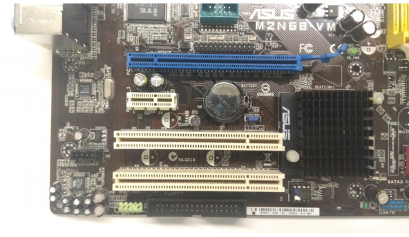 Нова Материнська плата для ПК Asus M2N68-VM. Socket AM2 + / AM2, + Гарантія 3 місяці - 308113
