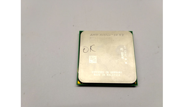 Процессор AMD Athlon 64 X2 4000+, 2x512 МБ кэш-памяти, тактовая частота 2. 10 ГГц, ADO4000IAA5DD, Б / У. В хорошем состоянии
