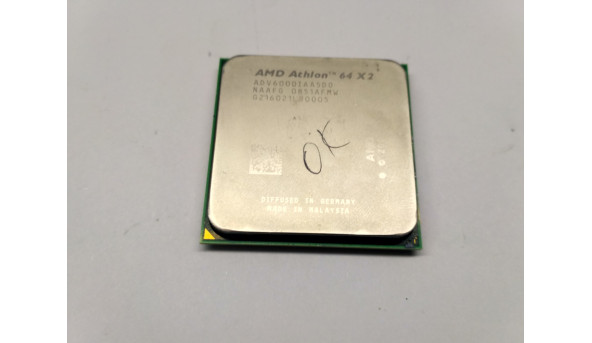 Процесор AMD Athlon 64 X2 6000+, ADV6000IAA5D0 , тактова частота 3.1 ГГц, Б/В