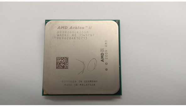 Процесор для ПК, AMD Athlon II X2 260, ADXB26OCK23GM, 2 МБ кеш-пам'яті, тактова частота 3.20 ГГц, б/в, протестований, робочий